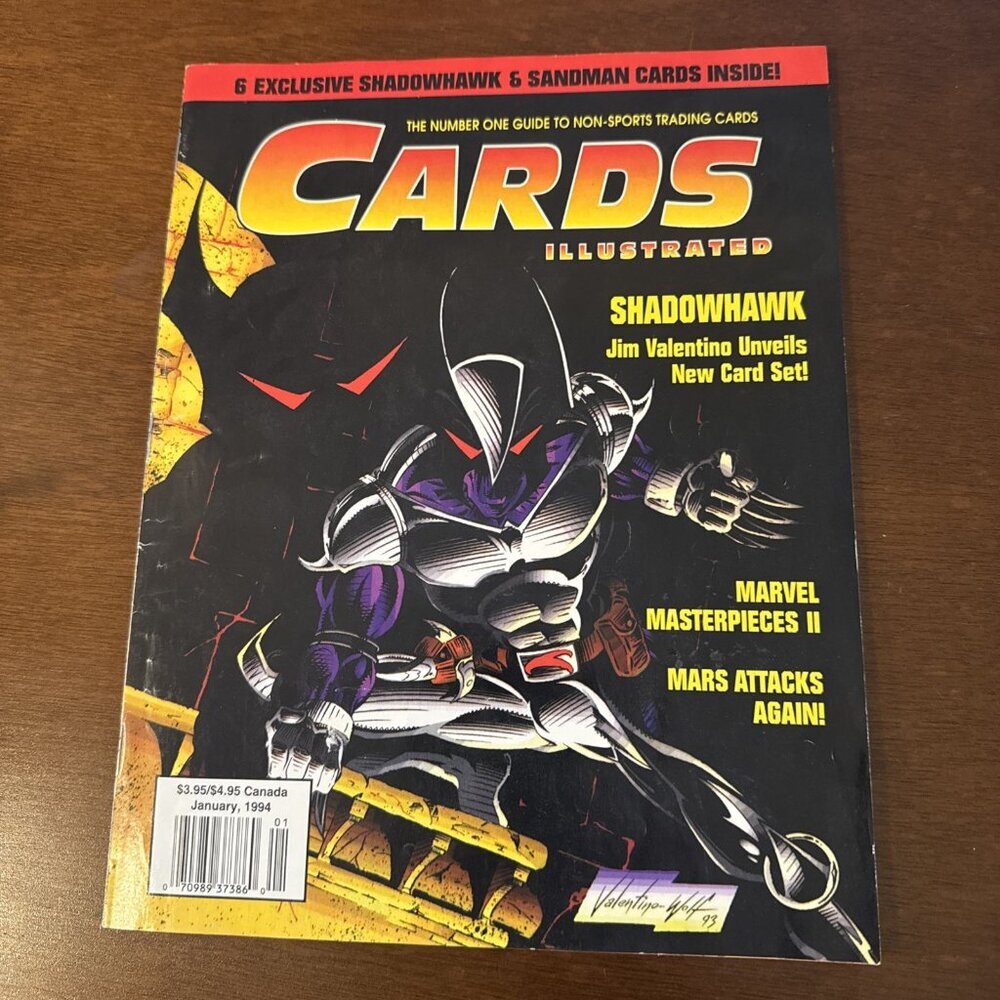 Cards Illustrated magazine January 1994. Excellent condition.